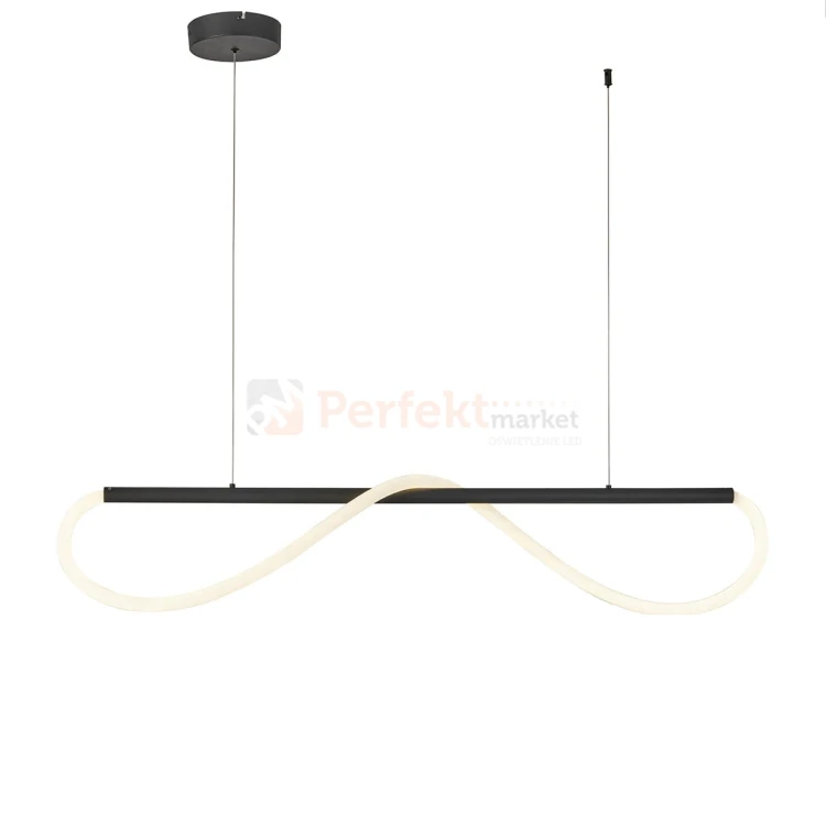 Lampa wisząca LED do salonu czarna 100 cm Meleca M 1xLED LP-2345 1P S  BK  CCT 3 perfektmarket olsztyn.webp