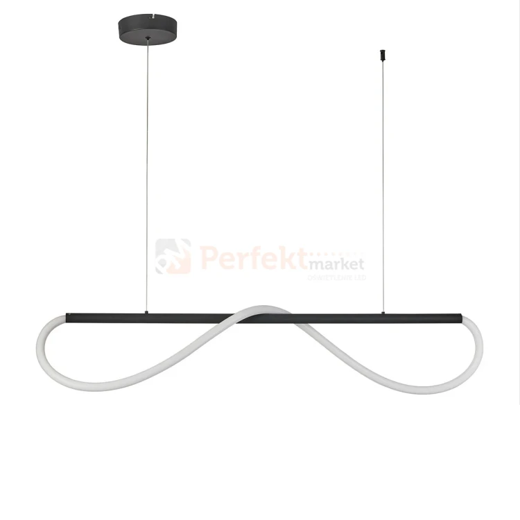Lampa wisząca LED do salonu czarna 100 cm Meleca M 1xLED LP-2345 1P S  BK  CCT perfektmarket olsztyn.webp