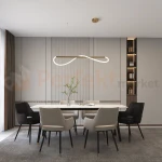 Lampa wisząca LED do salonu złota 100 cm Meleca S LP-2345 1P S  4000K 1 perfektmarket olsztyn.webp