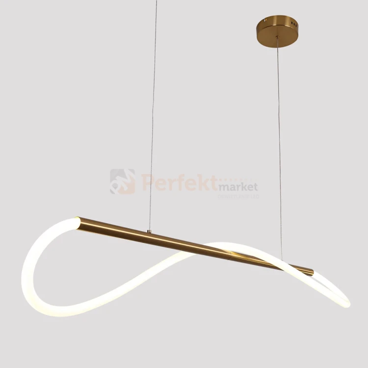 Lampa wisząca LED do salonu złota 100 cm Meleca S LP-2345 1P S  4000K 4 perfektmarket olsztyn.webp