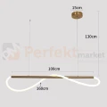 Lampa wisząca LED do salonu złota 100 cm Meleca S LP-2345 1P S  4000K wymiary perfektmarket olsztyn.webp