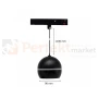 System magnetyczny SHIFT lampa kula zwis wisząca GLOBE RING PENDANT BASIC 48V wymiary perfektmarket.webp