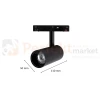 System magnetyczny SHIFT reflektor SPOT M BASIC 10W 48V wymiary perfektmarket.webp