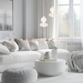 Lampa wisząca DAPHNE WHITE 12W kule szklane mleczne Milagro ML0862 perfektmarket 1.webp