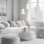 Lampa wisząca DAPHNE WHITE 12W kule szklane mleczne Milagro ML0862 perfektmarket 1.webp