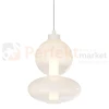 Lampa wisząca DAPHNE WHITE 12W kule szklane mleczne Milagro ML0862 perfektmarket.webp