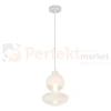 Lampa wisząca DAPHNE WHITE 12W kule szklane mleczne Milagro ML0862.webp