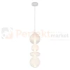 Lampa wisząca DAPHNE WHITE 36W kule szklane mleczne Milagro ML0863 perfektmarket.webp