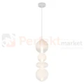 Lampa wisząca DAPHNE WHITE 36W kule szklane mleczne Milagro ML0863 perfektmarket.webp
