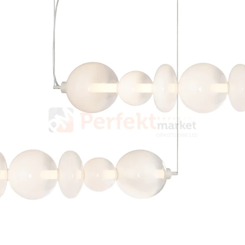 Lampa wisząca DAPHNE WHITE 40W kule szklane mleczne Milagro ML0864 perfektmarket 1.webp