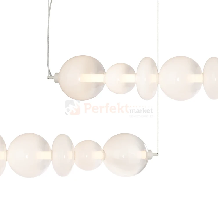 Lampa wisząca DAPHNE WHITE 40W kule szklane mleczne Milagro ML0864 perfektmarket 1.webp