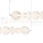 Lampa wisząca DAPHNE WHITE 40W kule szklane mleczne Milagro ML0864 perfektmarket 1.webp
