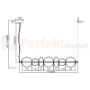Lampa wisząca DAPHNE WHITE 40W kule szklane mleczne Milagro ML0864 perfektmarket 4.webp