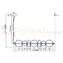 Lampa wisząca DAPHNE WHITE 40W kule szklane mleczne Milagro ML0864 perfektmarket 4.webp