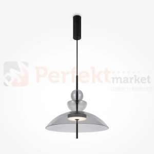Lampa wisząca designerska Maytoni Bangkok szkło dymione MOD185PL-L11B3K3