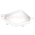 Plafon LED HOLLYWOOD lampa sufitowa 30cm biała 4000K wymiary perfektmarket.webp