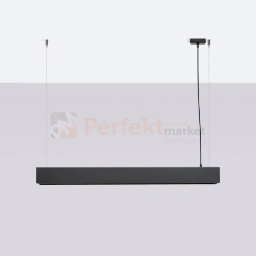 Lampa wisząca SPARK czarna czarna 100 cm listwa belka Sollux SL.1395 1 perfektmarket.webp