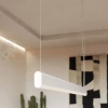 Lampa wisząca LED nowoczesna FARGE biała LED 3000K TH.294 aranżacja 2 perfektmarket.webp