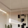 Lampa wisząca LED nowoczesna FARGE biała LED 4000K TH.298 aranżacja 3perfektmarket.webp