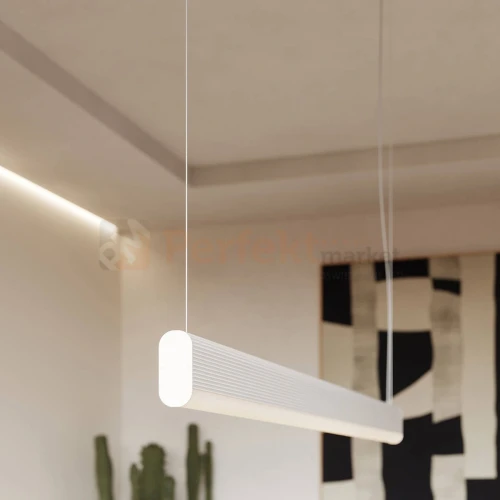 Lampa wisząca LED nowoczesna FARGE biała LED 4000K TH.298 aranżacja 3perfektmarket.webp