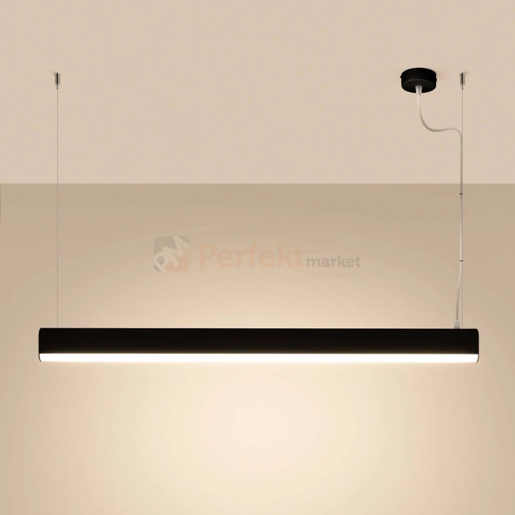 Lampa wisząca LED nowoczesna FARGE czarna 3000K LED THORO TH.297 perfektmarket.webp
