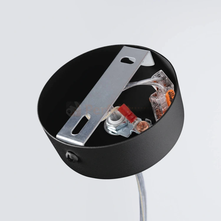 Lampa wisząca LED nowoczesna FARGE czarna LED THORO 3 perfektmarket.webp