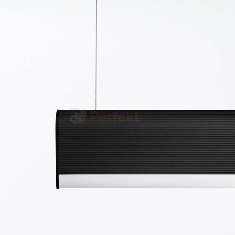Lampa wisząca LED nowoczesna FARGE czarna LED THORO perfektmarket.webp