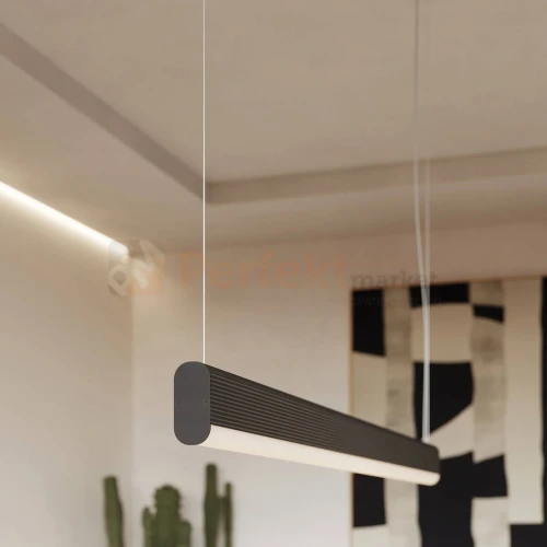 Lampa wisząca LED nowoczesna FARGE czarna 4000K LED THORO TH.301 aranz 2 perfektmarket.webp