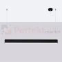 Lampa wisząca LED nowoczesna FARGE czarna LED THORO 1 perfektmarket.webp