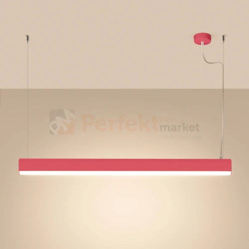 Lampa wisząca LED nowoczesna FARGE różowa LED 3000K TH.296 1 perfektmarket.webp