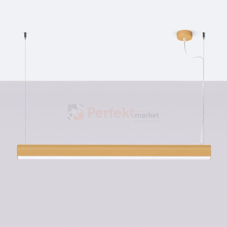 Lampa wisząca LED nowoczesna FARGE złota LED 3000K TH.295 perfektmarket.webp
