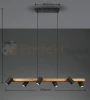 Lampa wisząca TRIO MARLEY na listwie drewno 6xGU10 czarne reflektorki 6 perfektmarket.webp