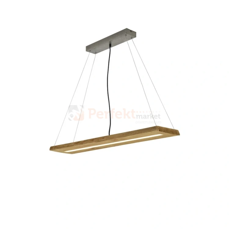 Lampa wisząca LED drewno belka TRIO BRAD 27W 3000K dimm perfektmarket.webp