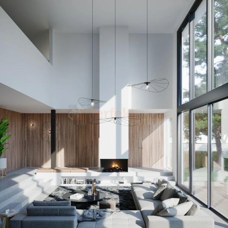 lampa wisząca kapelusz eskola 110 czarna THORO TH.011CZ aranżacja 3 perfektmarket.webp