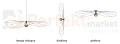 lampa wisząca kapelusz eskola 110 czarna THORO TH.011CZ dostepne modele perfektmarket.webp