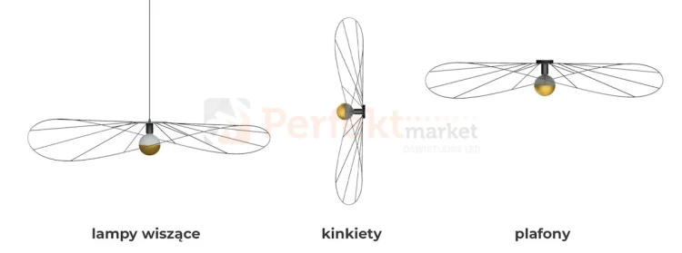 lampa wisząca kapelusz eskola 110 czarna THORO TH.011CZ dostepne modele perfektmarket.webp