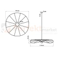 lampa wisząca kapelusz eskola 110 czarna THORO TH.011CZ wymiary 2 perfektmarket.webp