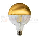 Żarówka dekoracyjna LED złota 7W G125 E27 GOLD EKZF7812 perfektmarket.webp