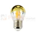 Żarówka dekoracyjna złota LED 4W G45 E27 2700K  EKZF8011 perfektmarket.webp