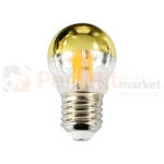 Żarówka dekoracyjna złota LED 4W G45 E27 2700K  EKZF8011 perfektmarket.webp