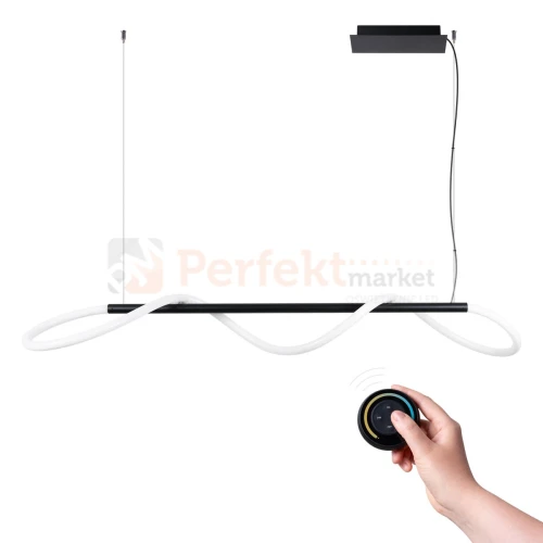 Lampa wisząca GALAKSE 148 czarna LED 2700-6500K pilot ściemnialna 2 perfektmarket.webp