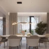 Lampa wisząca GALAKSE 148 czarna LED 2700-6500K pilot ściemnialna aranżacja 1 perfektmarket.webp