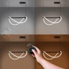 Lampa wisząca GALAKSE 84 czarna LED 2700-6500K pilot ściemnialna TH.279 THORO cct perfektmarket.webp