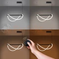 Lampa wisząca GALAKSE 84 czarna LED 2700-6500K pilot ściemnialna TH.279 THORO cct perfektmarket.webp