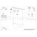 Lampa wisząca GALAKSE 84 czarna LED 2700-6500K pilot ściemnialna TH.279 THORO montaż perfektmarket.webp