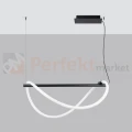Lampa wisząca GALAKSE 84 czarna LED 2700-6500K pilot ściemnialna TH.279 THORO perfektmarket.webp