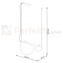Lampa wisząca GALAKSE 84 czarna LED 2700-6500K pilot ściemnialna TH.279 THORO wymiary perfektmarket.webp
