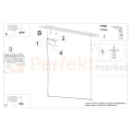 Lampa wisząca LED Gren liniowa delikatna 120 cm 3000K TH.277 Thoro montaż perfektmarket.webp