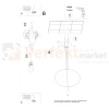 Lampa wisząca HOLAR 1 czarna koło ring TH.016CZ montaż Thoro perfektmarket.webp