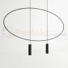 Lampa wisząca HOLAR 2 czarna koło ring TH.017CZ Thoro 1 perfektmarket.webp